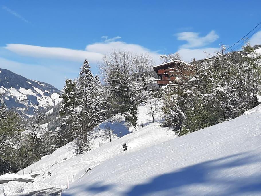 Alpine Cottage With Exceptional View Mayrhofen Exterior foto